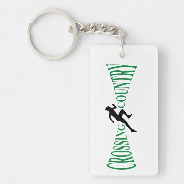 Crossing country key ring (Front)