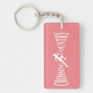 Crossing country key ring
