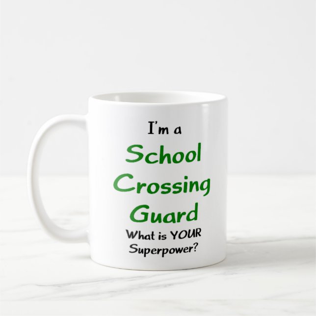 crossing guard school coffee mug (Left)