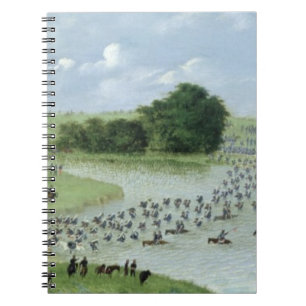 Crossing of the San Joaquin River, Paraguay, 1865 Notebook
