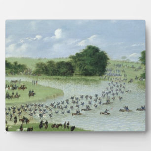 Crossing of the San Joaquin River, Paraguay, 1865 Plaque
