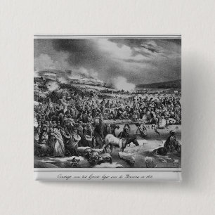 Crossing the Berezina 15 Cm Square Badge