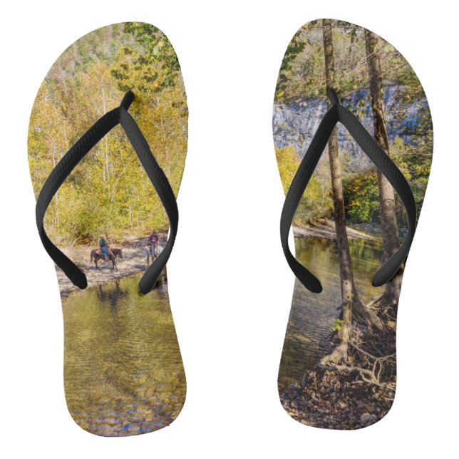 Crossing The Buffalo River Thongs (Footbed)