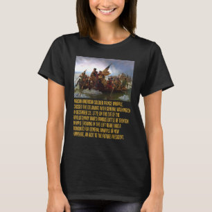 Crossing The Delaware Prince Whipple Black History T-Shirt