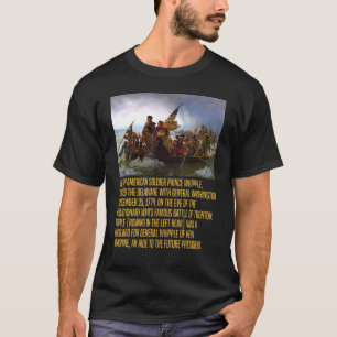Crossing The Delaware Prince Whipple Black History T-Shirt