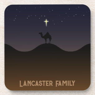 Crossing The Desert On Camel With No Name Coaster