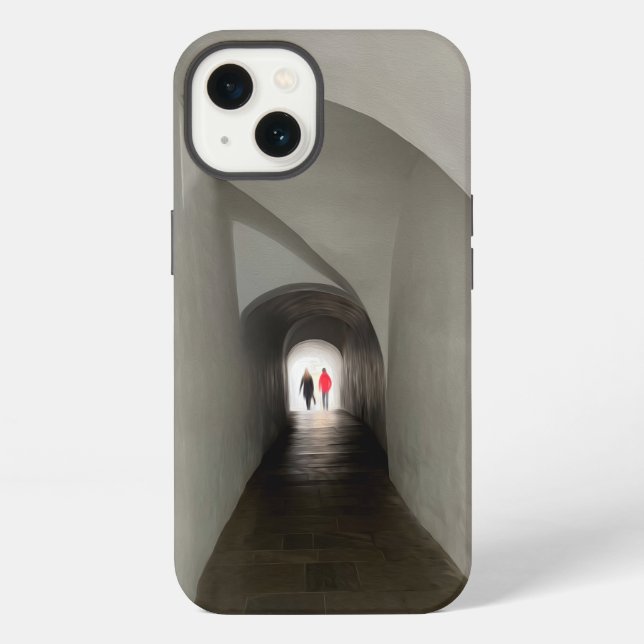 Crossing the tunnel iPhone case (Back)