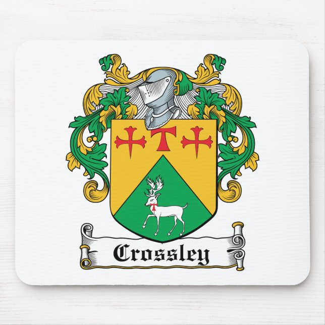 Crossley Family Crest Mouse Pad (Front)