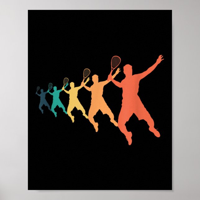 Crossminton Badminton Repeat  Poster (Front)