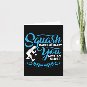 Crossminton Racquetball Speed Badminton Player Squ Card