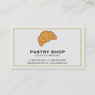 Crossoint   Pastry Shop Tile Background Business Card