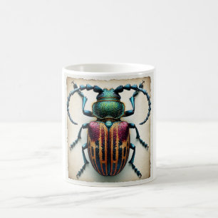 Crossotus Beetle Dorsal View 031124IREF232 - Water Coffee Mug