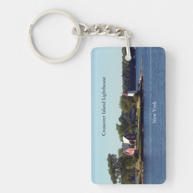 Crossover Island Lighthouse acrylic key chain (Front)