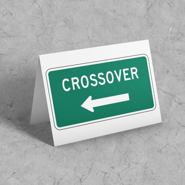 Crossover Road Sign Card (Creator Uploaded)