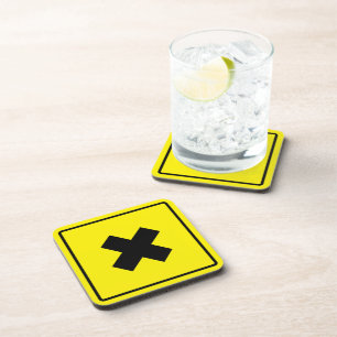 Crossroad Hard Plastic Coaster
