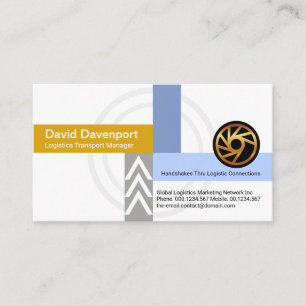Crossroad Logistics Link Transport Colour Modes Business Card