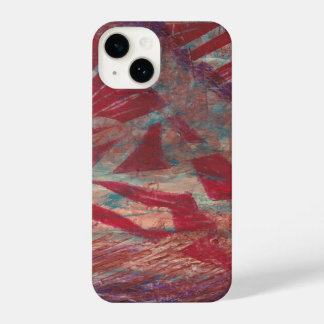 Crossroads – Bold Abstract Red Pattern iPhone Case