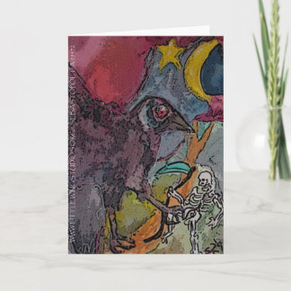 ~CROSSROADS RAVEN~CROW~ Greeting Card