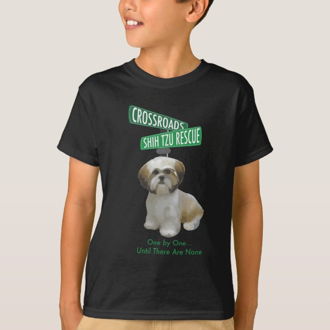 Crossroads ShihTzu Rescue T-Shirt (Front)