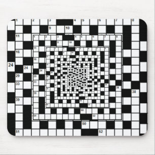 Crossweird Mousepad! Mouse Pad