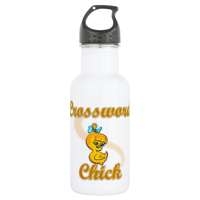Crossword Chick 532 Ml Water Bottle (Front)