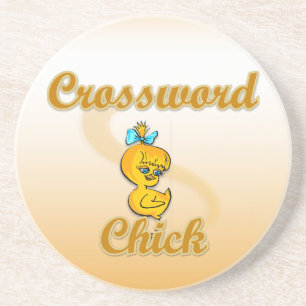 Crossword Chick Coaster