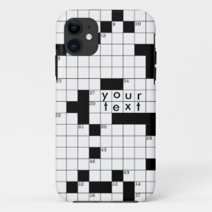 Crossword Grid iPhone 11 Case
