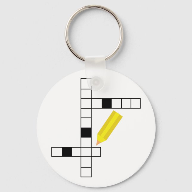 Crossword Key Ring (Front)
