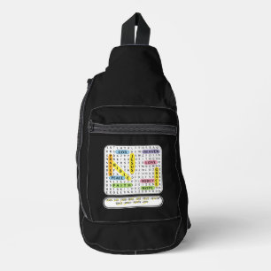 Crossword Puzzle - Christian Sling Bag