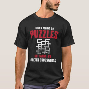 Crossword Puzzle Costume Word Game T-Shirt