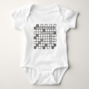 Crossword Puzzle Lover Baby Bodysuit