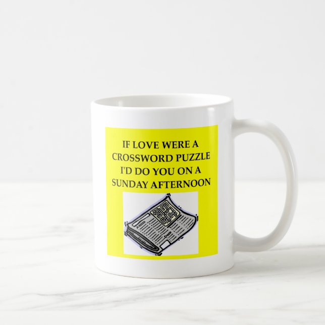CROSSWORD puzzle lover Coffee Mug (Right)
