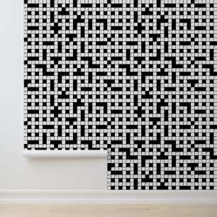 Crossword Puzzle Novelty Fun Whimsical Pattern Wallpaper