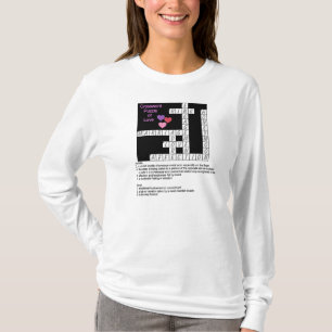 Crossword Puzzle of Love Hoodie T-Shirt