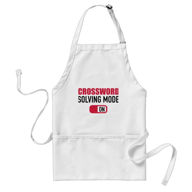 Crossword puzzle solving mode on standard apron (Front)