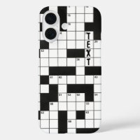 Crossword Puzzle With Text Word