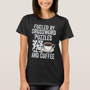 Crossword Puzzles Coffee Lover Retirement Puzzle P T-Shirt