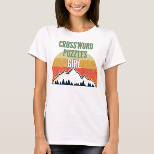 Crossword Puzzles Gift for Women, Crossword Puzzle T-Shirt