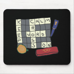 Crossword Puzzles Mouse Pad