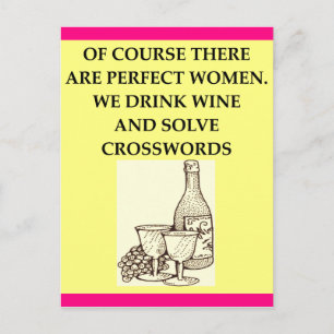 crossword puzzles postcard