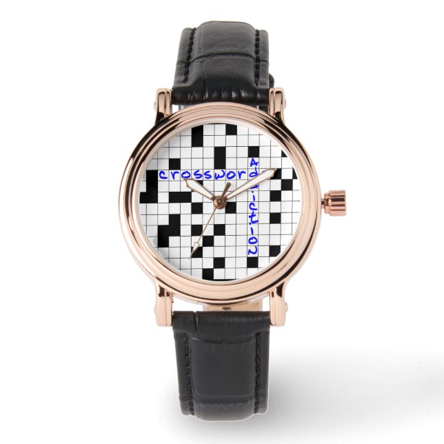 Crosswords addiction watch (Front)