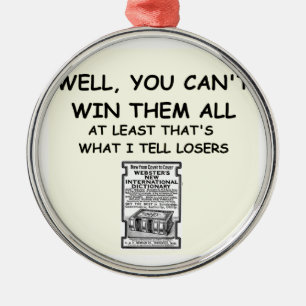 crosswords metal ornament