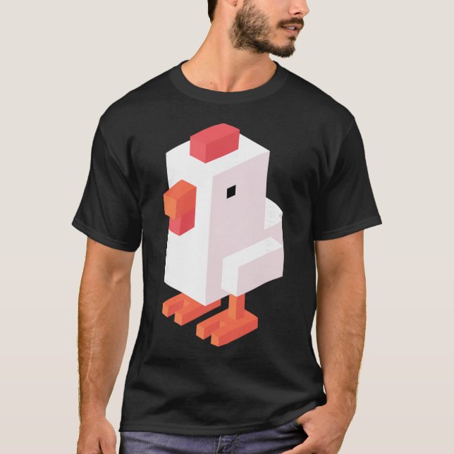 Crossy Road Chicken Clic  T-Shirt (Front)