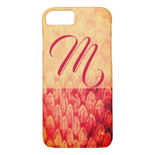 CROTALUS MONOGRAM Antique Red Yellow iPhone 8/7 Case