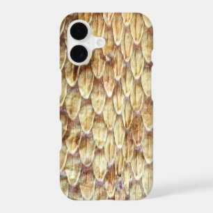 CROTALUS, PRINTED RATTLESNAKE SKIN Cream Brown