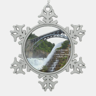 Croton Gorge Dam Christmas ornament