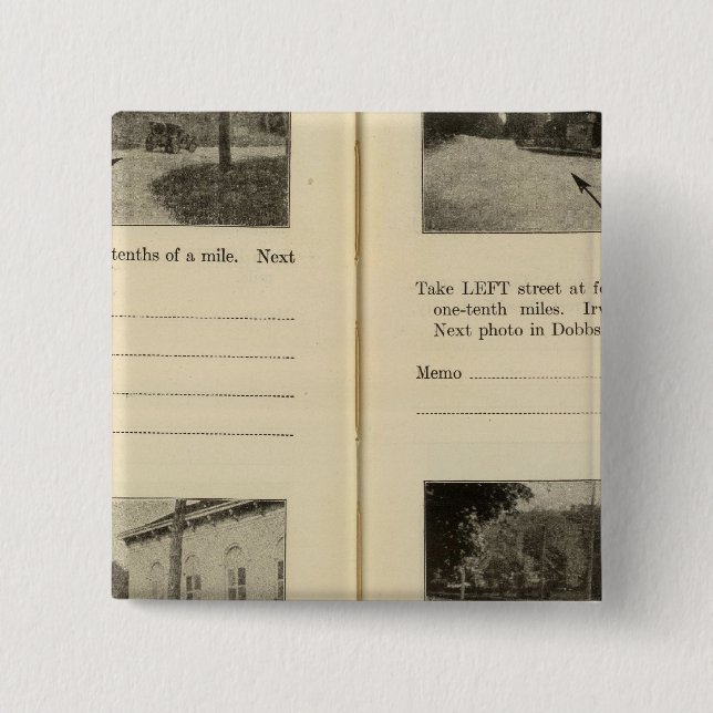 Croton Ossining Dobbs Ferry 15 Cm Square Badge (Front)