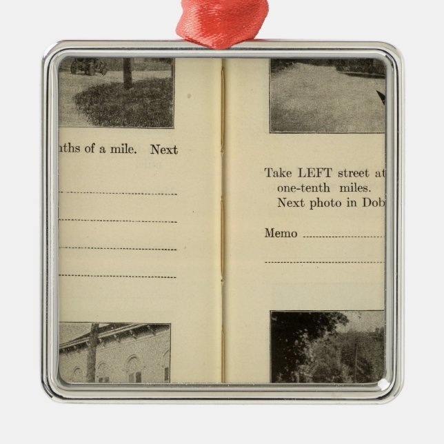 Croton Ossining Dobbs Ferry Metal Tree Decoration (Front)