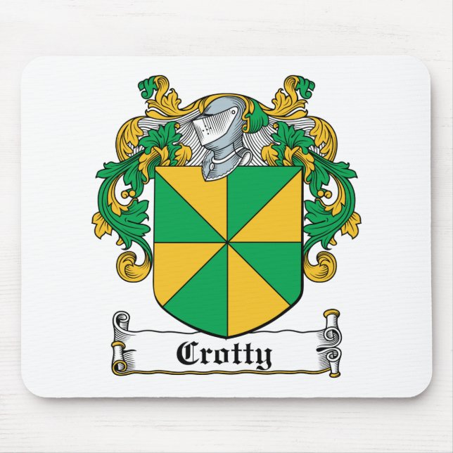 Crotty Family Crest Mouse Pad (Front)