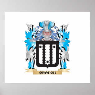 Crouch Coat of Arms - Family Crest Poster